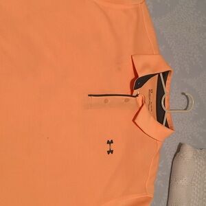Under Armour Men's Bright Orange Polo